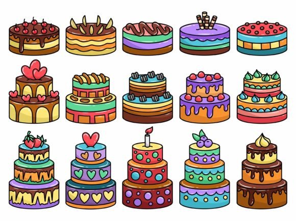 Download Hand Drawn Birthday Cake Illustration - Draw Collection