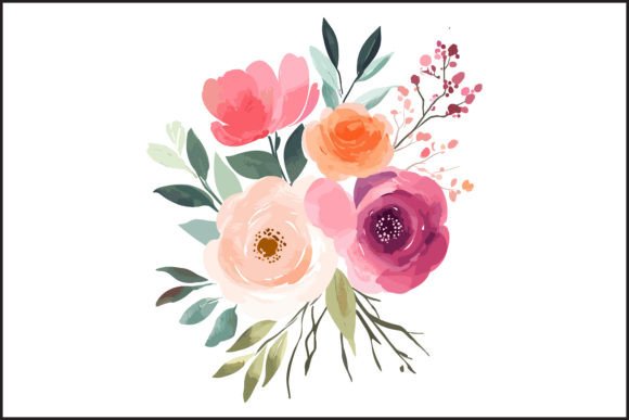 Download Bestselling Rose Bouquet Vector Design - Rose bouquet vector Collection