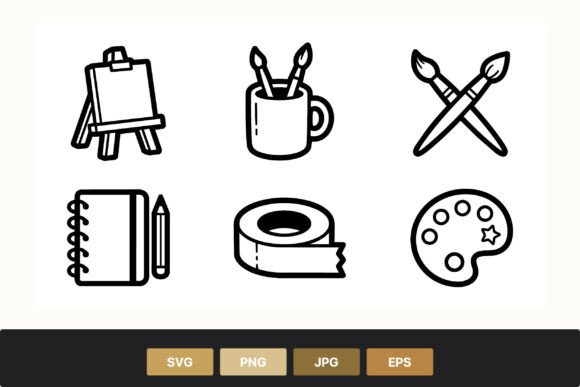 Download Drawing Easel Brushes Notebook Paint - Draw Collection