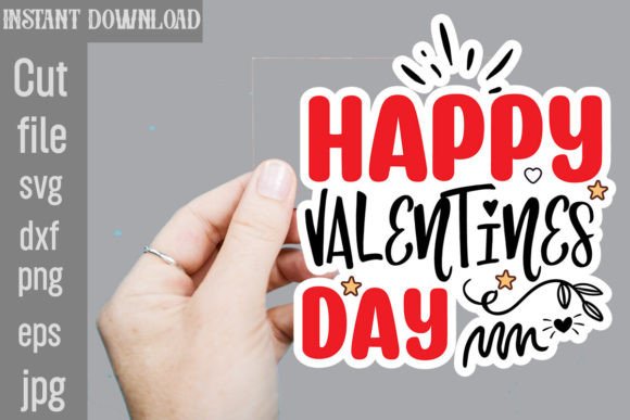 Download Happy Valentine's Day SVG Sticker Designs - Sticker design Collection