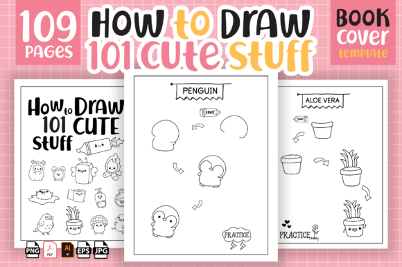 Download How to Draw 101 Cute Stuff for Kids - KDP - Draw Collection