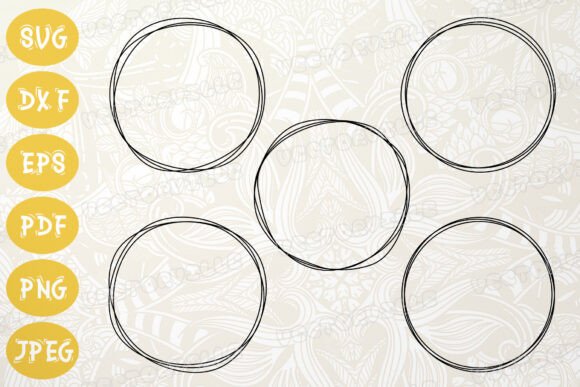 Download Hand-Drawn Circle Frame SVG Bundle - Draw Collection