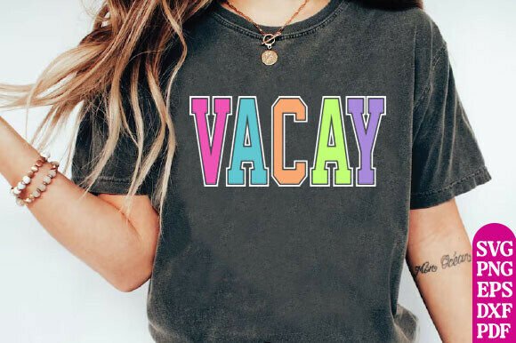 Download Neon Vacay Summer PNG, Vacation Png, SVG - Vacation Collection