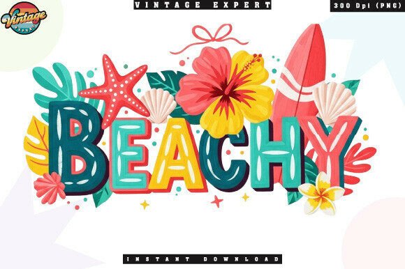 Download Colorful Summer Vacation Beach PNG - Vacation Collection